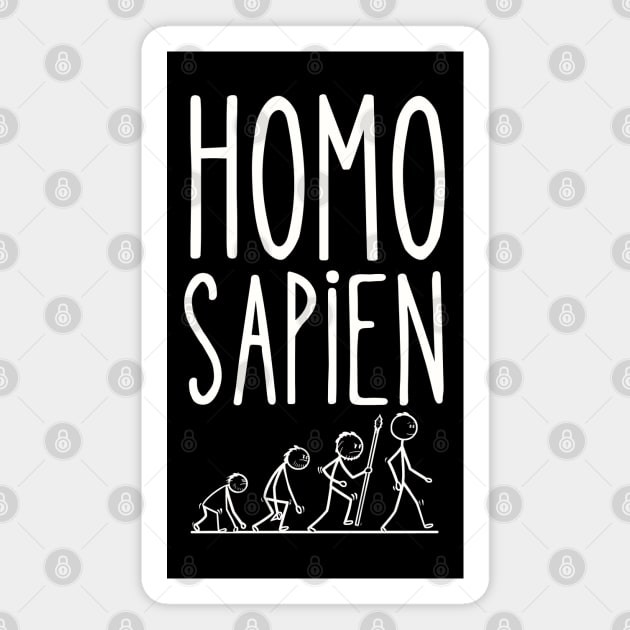 HOMO SAPIEN Magnet by TJWDraws